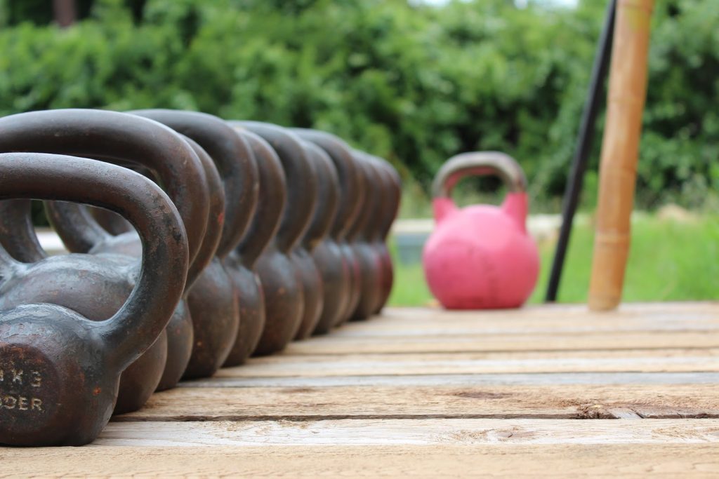 kettlebells